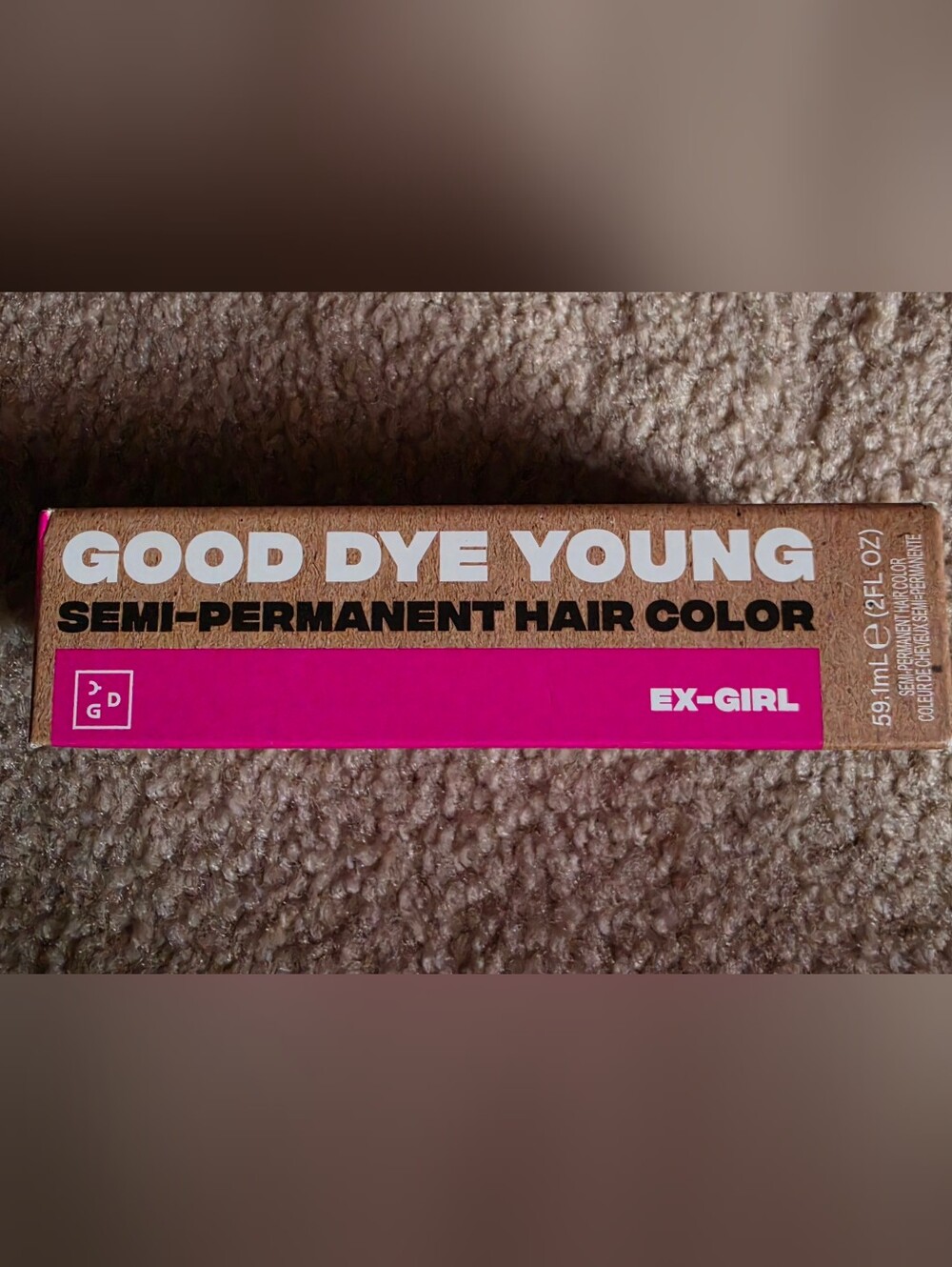 Semi-Permanent Hair Color - Hot Pink Shade 2fl oz. $10 NIB